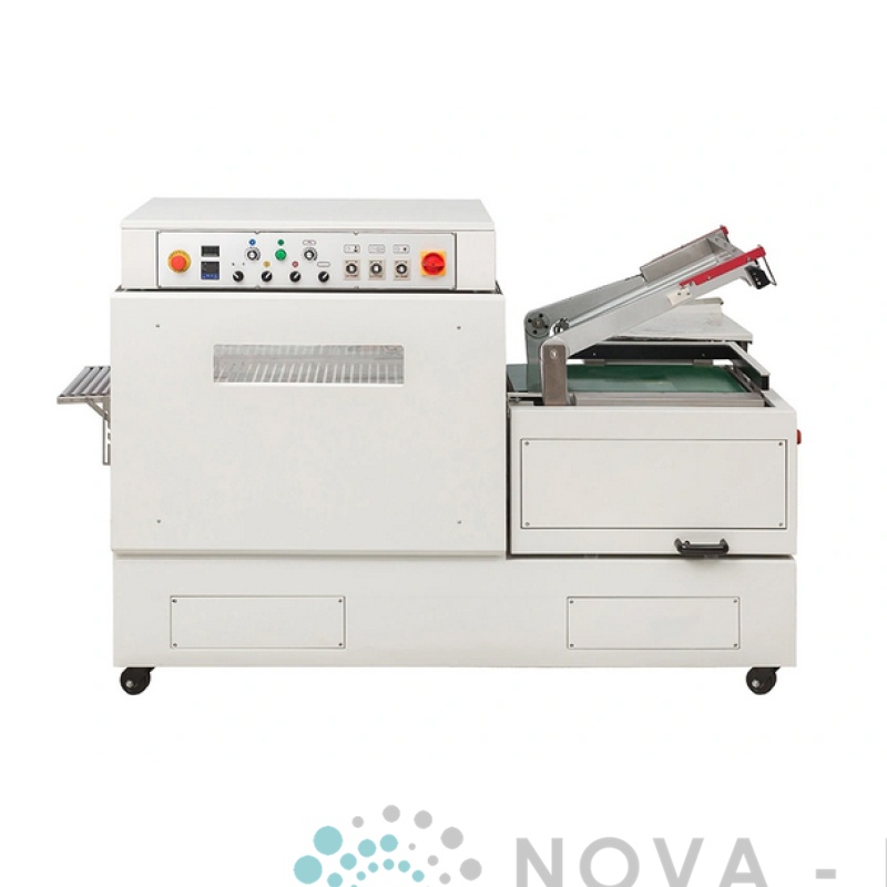 Máquina combinada de corte y contracción continua